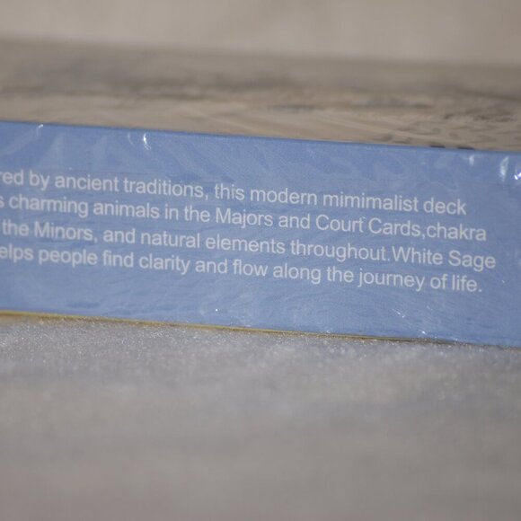 NWT White Sage Tarot by Theresa Hutch Pock Sized Deck 78 Cards & Guidebook - Picture 5 of 6